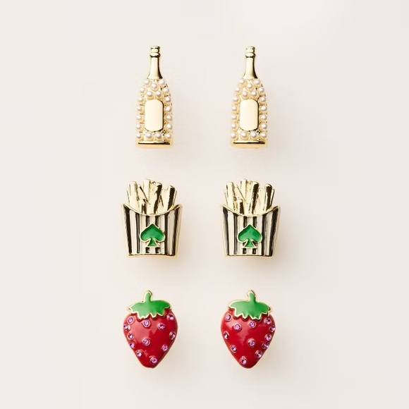 Kate Spade Jewelry - Kate Spade New York X Target- Mixed Novelty Stud Earrings 3pk